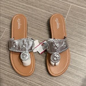 NWT Silver Palms Women's Sandals